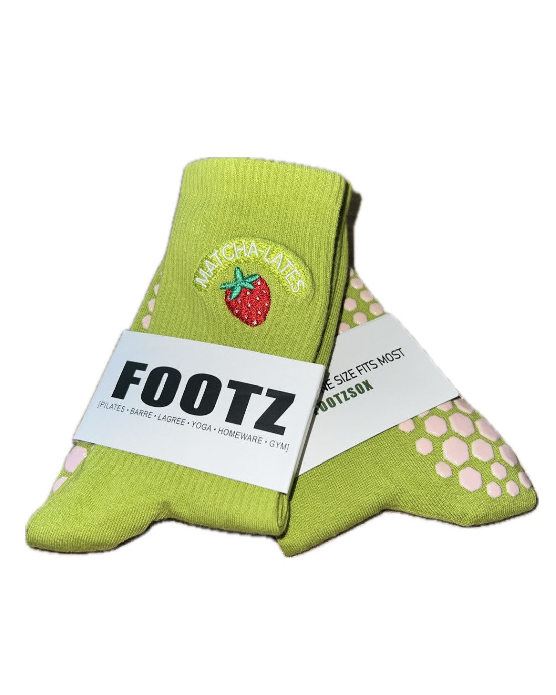 Strawberry Matcha-Lates *Limited Quantity* – FOOTZ SOX