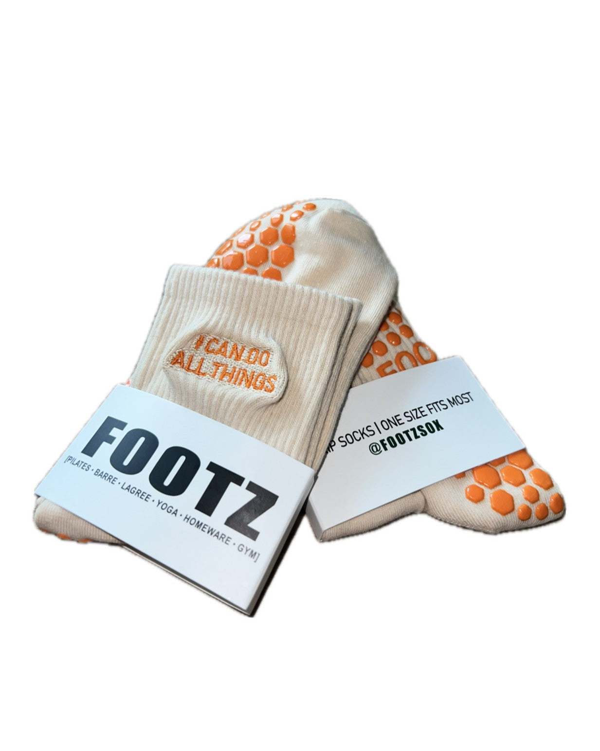 Women's Cropped Crew Grip Socks
