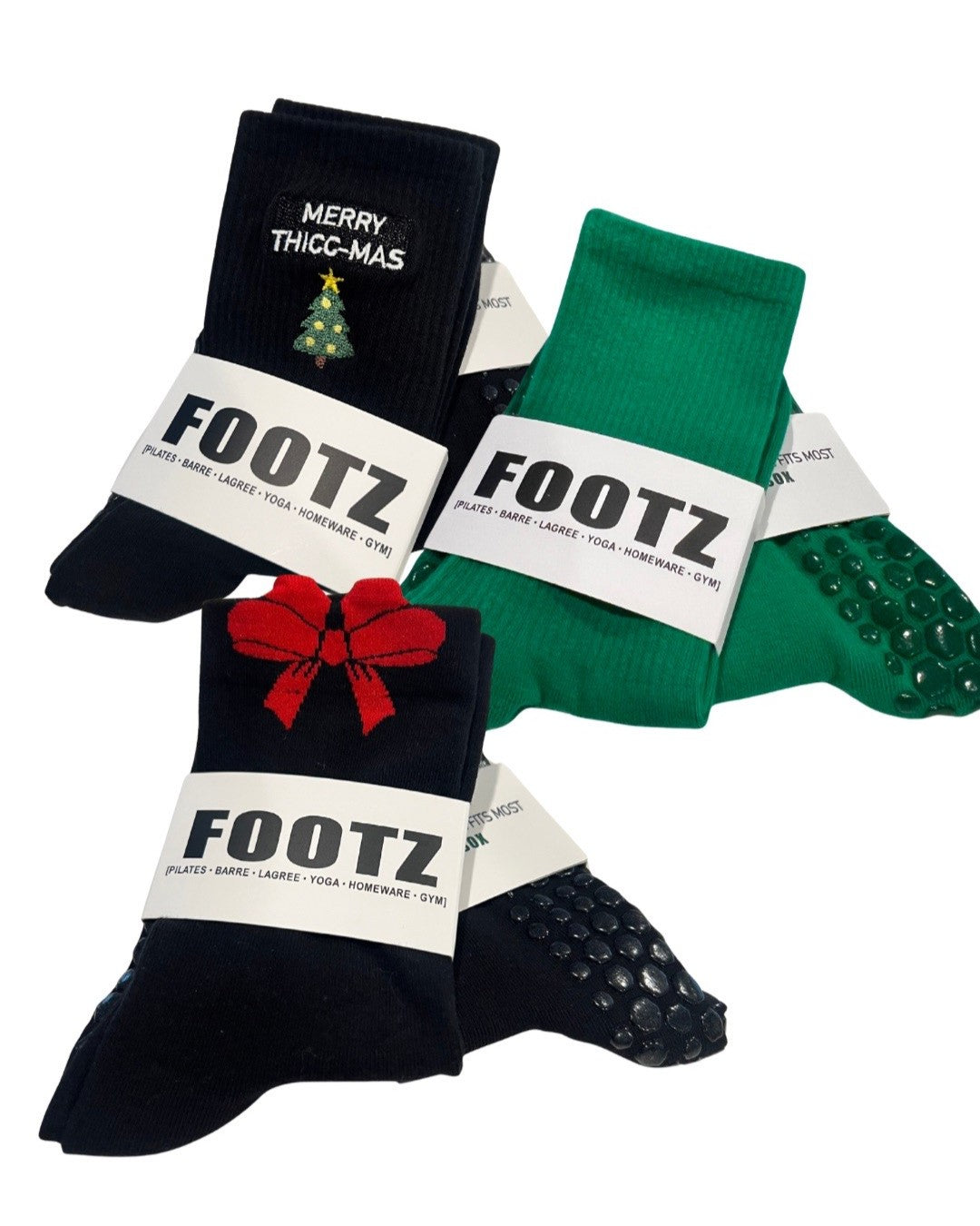 Merry Thicc-Mas Bundle Grip Socks